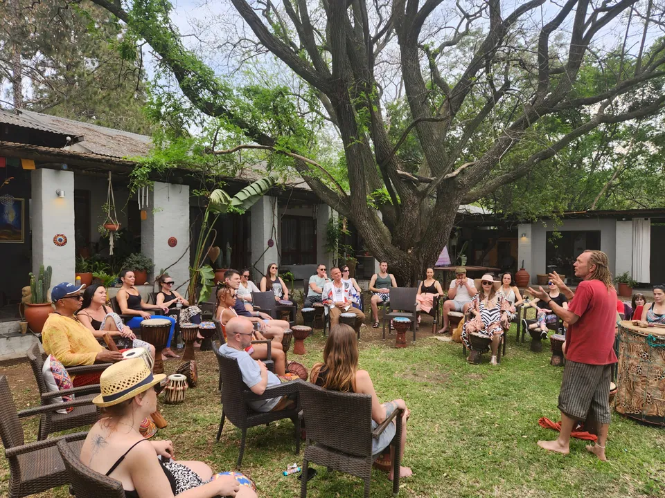 Community gathering at Windrush Studio